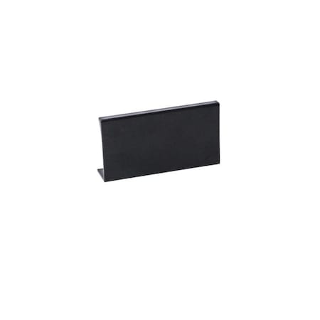 Crown 3" Aluminum Tab Cabinet Pull with 1-4/5" Center to Center Matte Black Finish CHP1803BK